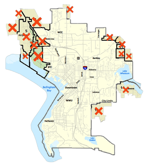 2005 to 2025 City of Bellingham UGA Maps